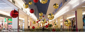 Eager to attract customers during the make-or-break holiday shopping season, mall owners and landlords are pulling out all the stops with temporary ice rinks, Santa parades and baking classes. | Graphic: The Real Deal