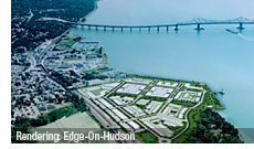 After 15-plus years of careful thinking and planning, Edge-on-Hudson is getting ready to open the shoreline to new generations. | Rendering: Edge-On-Hudson | http://www.edgeonhudson.com/construction-starts-at-former-gm-site-in-sleepy-hollow/