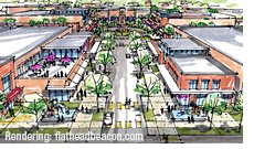 Rendering of the Kalispell downtown plan. Courtesy rendering. | Rendering: courtesy via The Flathend Beacon