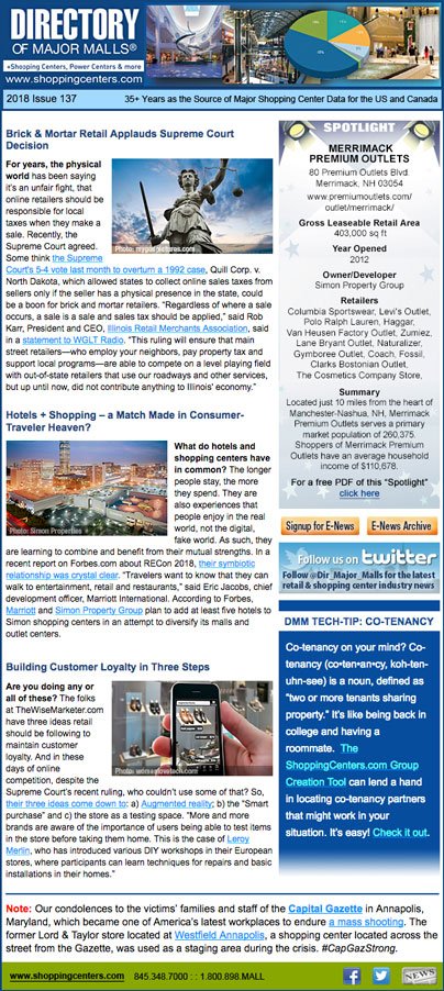 DMM e-Newsletter #137 Thumbnail