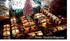 Bryant Park Winter Village 2016 - featuring a 17,000-square-foot ice-skating rink and over 125 shopping kiosks and food vendors. Photo: TimeOut Magazine