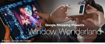 @Google Shopping Presents Window Wonderland, allowing consumers to 'walk' along Fifth Avenue in New York to experience all the holiday window displays. Images: Google via YouTube/Forbes