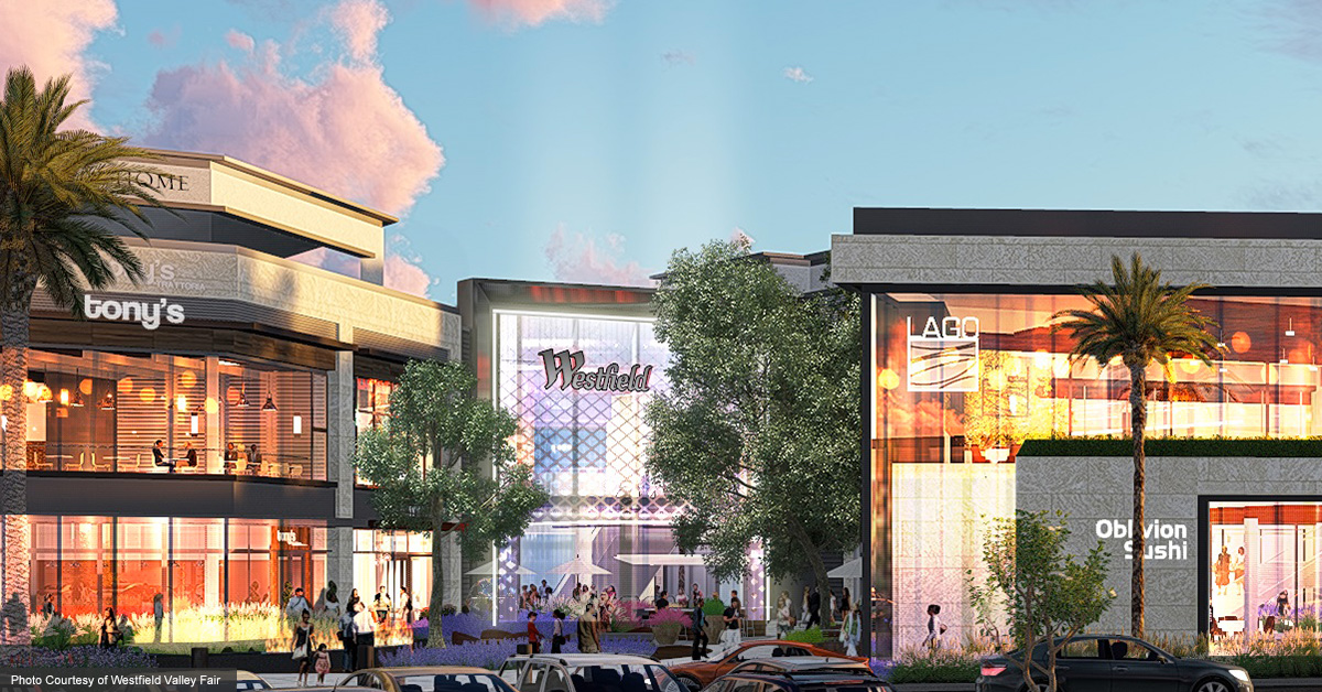 Westfield Valley Fair Mall Expansion, Projects Listing