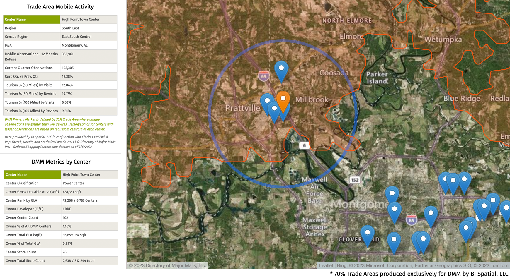 spotlight trade area map