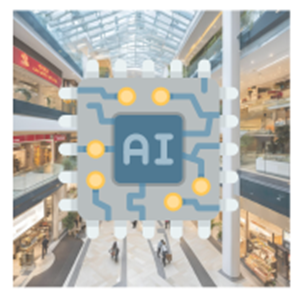 AI in retail shopping centers and malls image