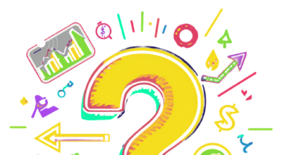 Questin mark image for Tariff uncertainty with financial symbols